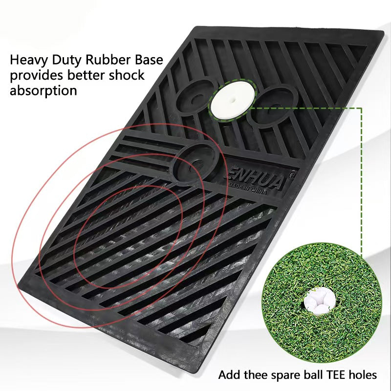 Golf Swing Practice Mat with Trajectory Tracking and Impact Recording - Original Manufacturer