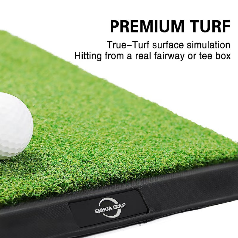 Golf Swing Practice Mat with Trajectory Tracking and Impact Recording - Original Manufacturer