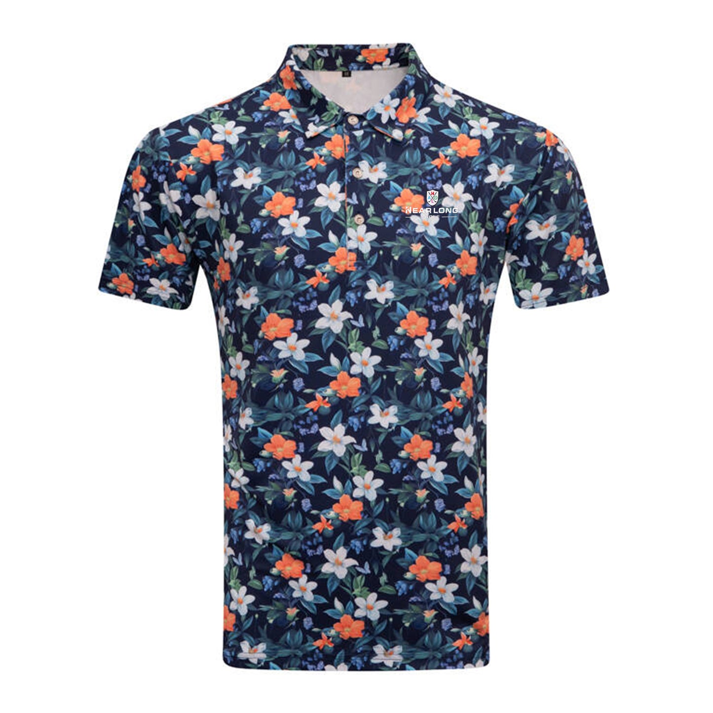 Men's Golf Polo Summer Short Sleeve T-Shirt Sports Golf Polo Shirt Quick Drying Sweating Elastic Breathable Sunscreen Top Golf Shirt Moisture Wicking Golf Polo