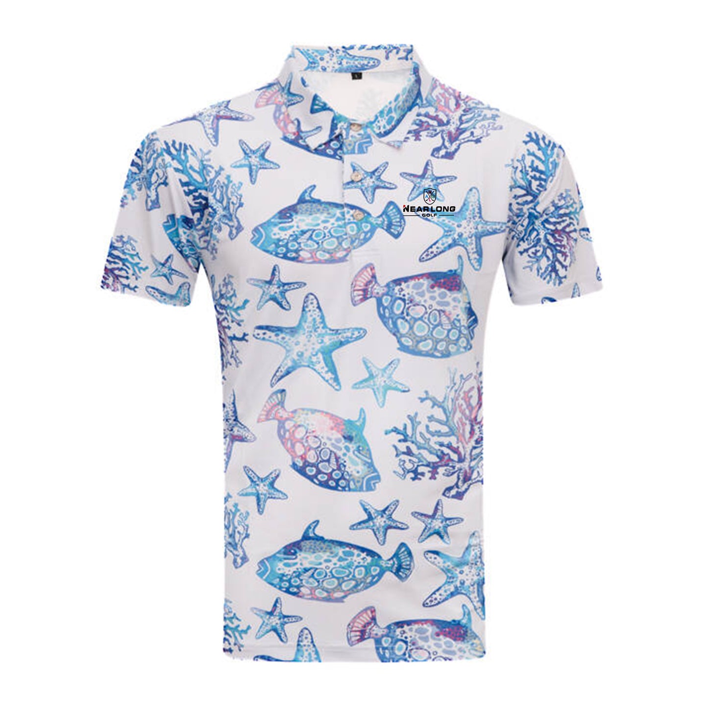 Men's Golf Polo Summer Short Sleeve T-Shirt Sports Golf Polo Shirt Quick Drying Sweating Elastic Breathable Sunscreen Top Golf Shirt Moisture Wicking Golf Polo