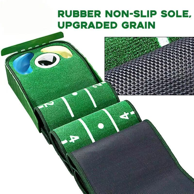 Best-Seller! Mini Putting Mat | Factory Stock • Portable Indoor/Outdoor Use • Compact Golf Putting Green Trainer • Direct from Manufacturer