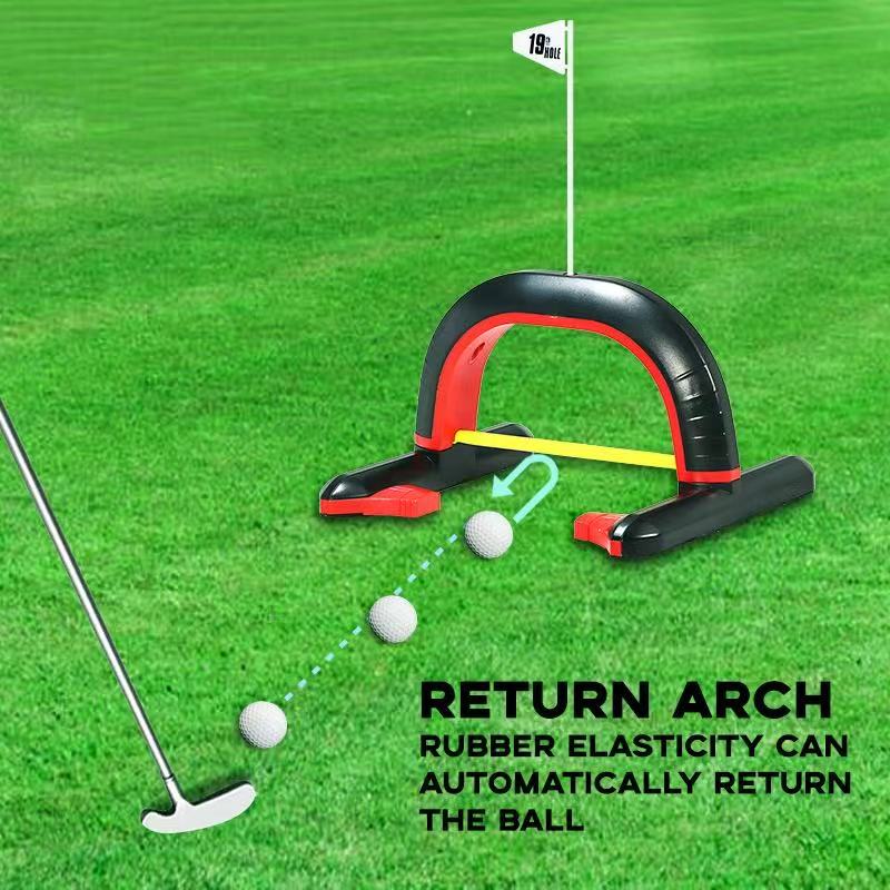 Golf Putting Rug Arch Training Kit - Indoor/Outdoor Putting Practice Mat & Golf Equipment Wholesale
