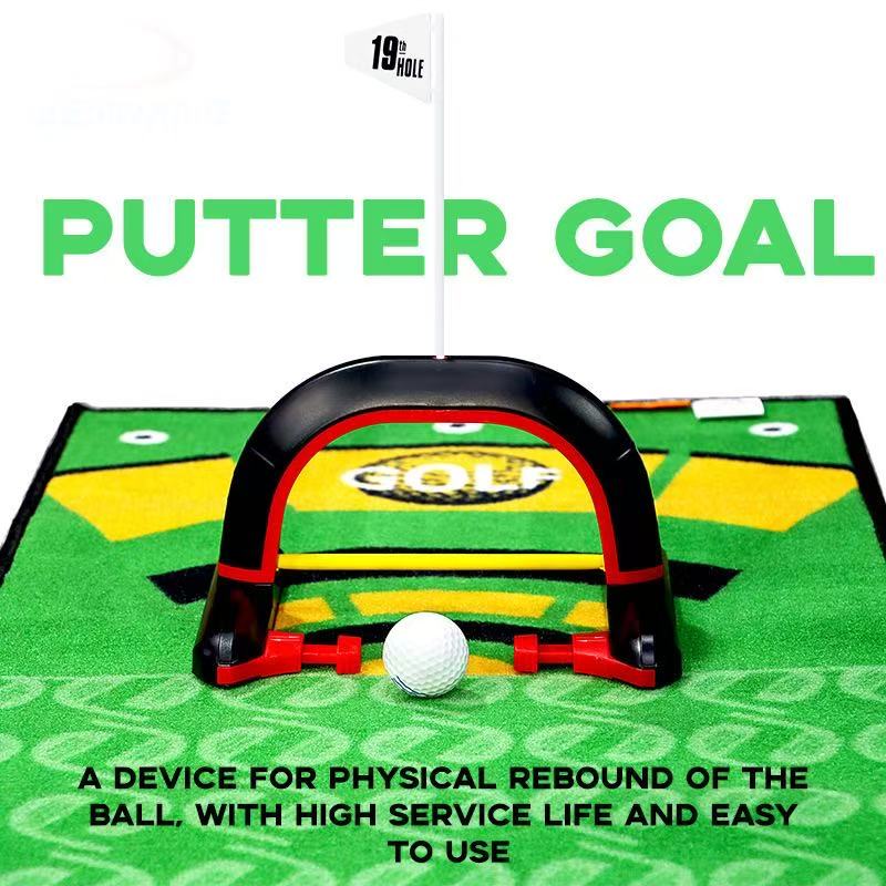 Golf Putting Rug Arch Training Kit - Indoor/Outdoor Putting Practice Mat & Golf Equipment Wholesale