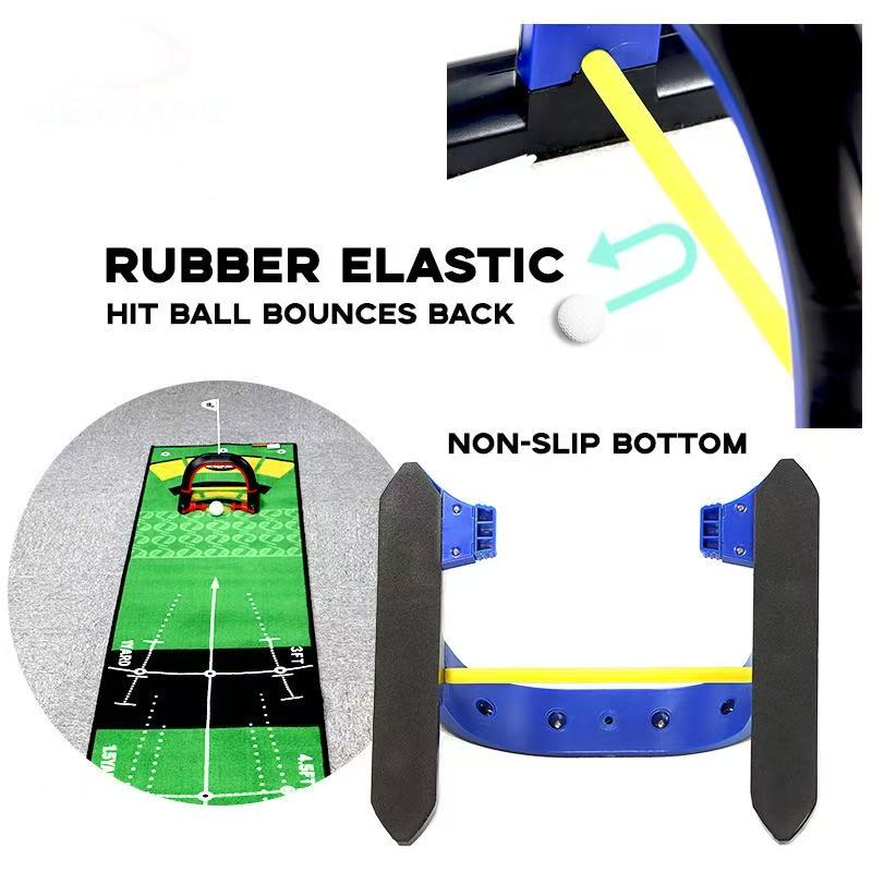 Golf Putting Rug Arch Training Kit - Indoor/Outdoor Putting Practice Mat & Golf Equipment Wholesale