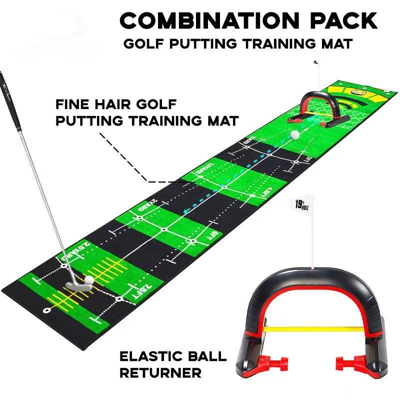 Golf Putting Rug Arch Training Kit - Indoor/Outdoor Putting Practice Mat & Golf Equipment Wholesale