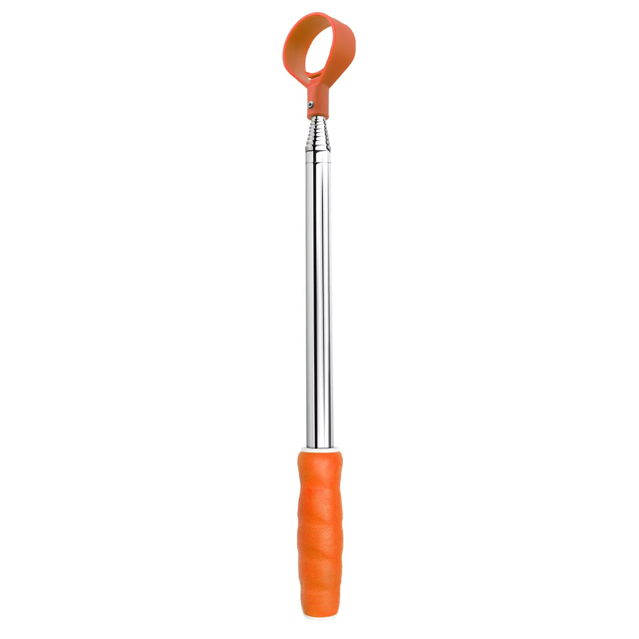 Golf Ball Retriever, White Cage with Blue-Yellow Grip (Factory Direct)