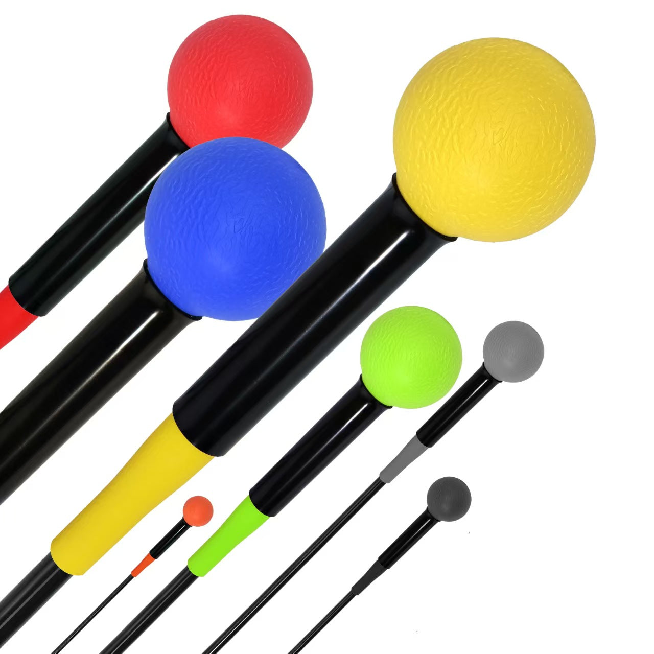 48-Inch Golf Swing Trainer - Contoured Grip Practice Rod (100cm/120cm Available)