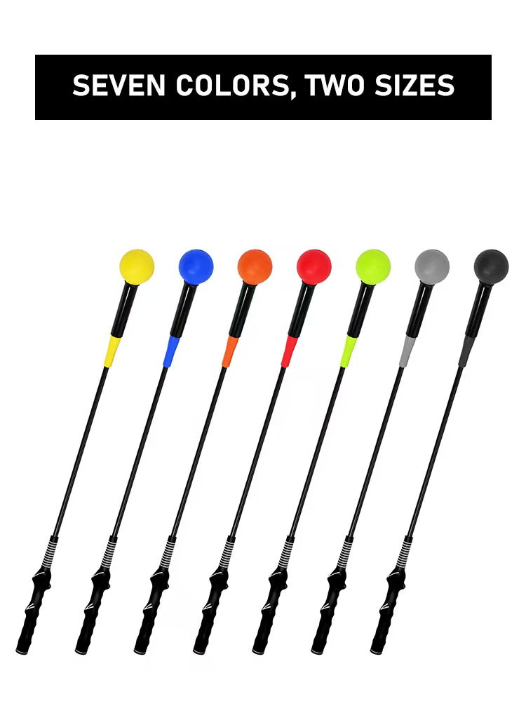 48-Inch Golf Swing Trainer - Contoured Grip Practice Rod (100cm/120cm Available)