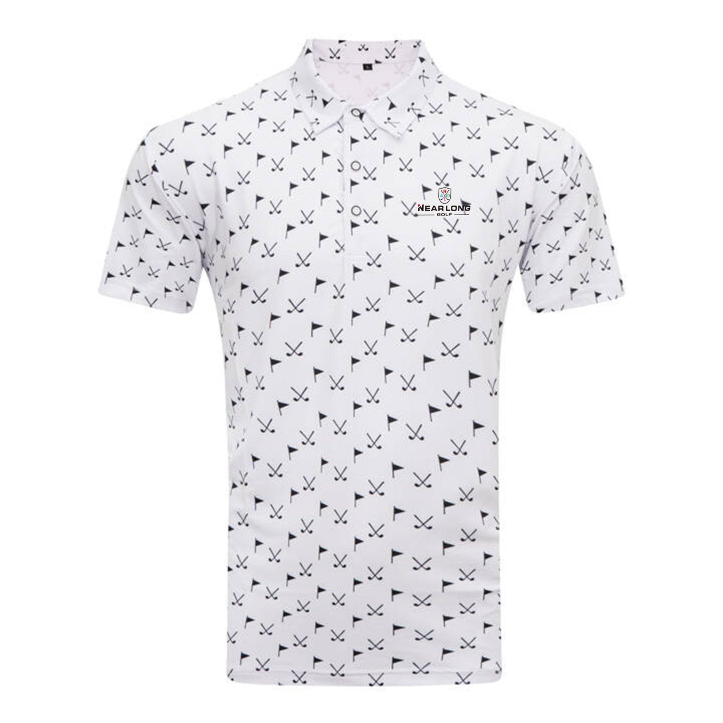 Men's Golf Polo Summer Short Sleeve T-Shirt Sports Golf Polo Shirt Quick Drying Sweating Elastic Breathable Sunscreen Top Golf Shirt Moisture Wicking Golf Polo