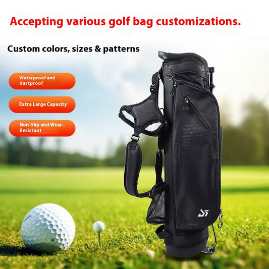 Golf bag, washed cloth, standard golf club bag, bracket, golf bag, can be filled with a full set of golf clubs, golf cart bag, wholesale from factory source
