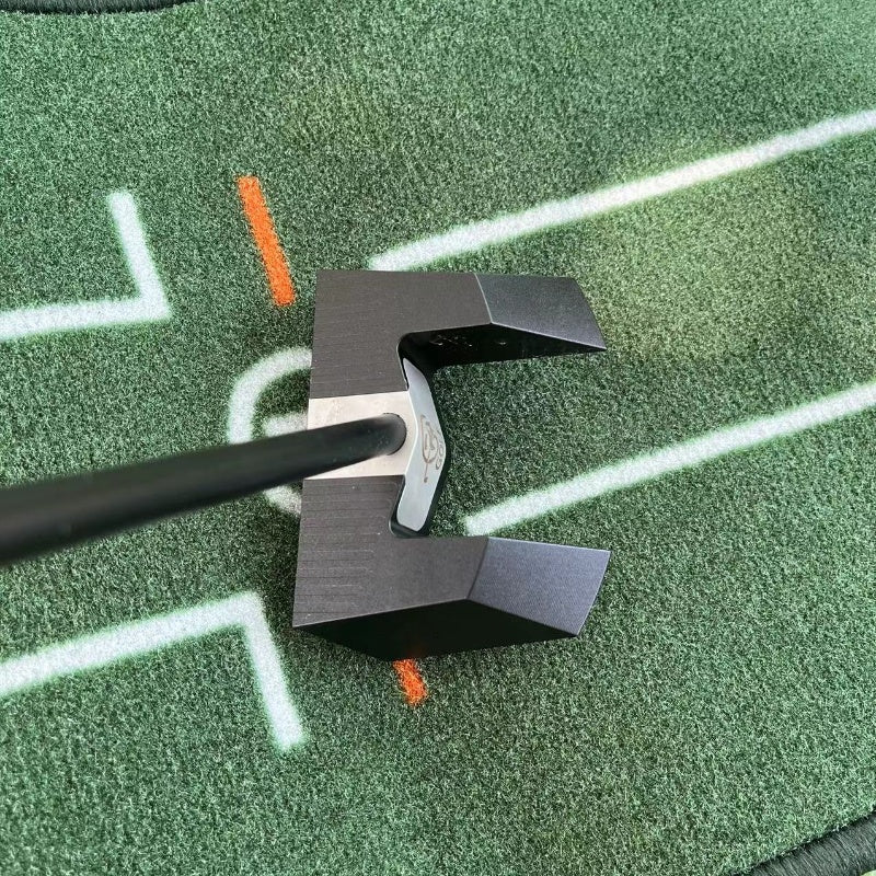 Bull Horn Putter - Facial Balance Golf Putter with Anti Slip Grip, Suitable for Any Player, Provides Maximum Stability and Accuracy on Fast Green, Fault Tolerant Design and Aim Assist, Perfect for Long Push and Curved Push