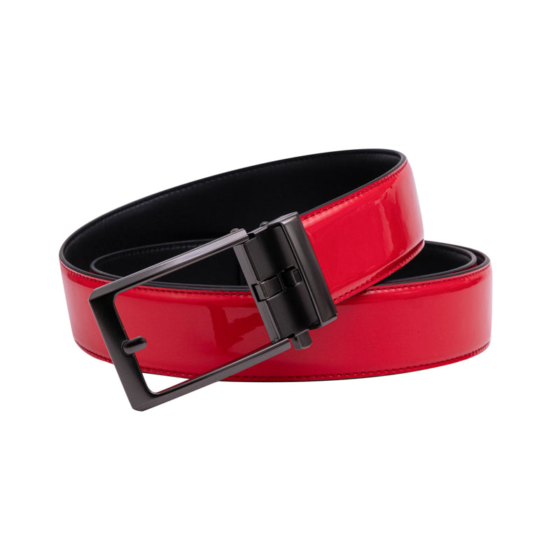 Golf automatic buckle belt, pure cowhide men's pants belt, golf belt,