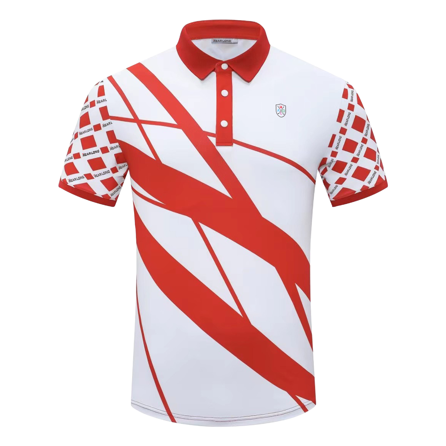 Men's Golf Polo Summer Short Sleeve T-Shirt Sports Golf Polo Shirt Quick Drying Sweating Elastic Breathable Sunscreen Top Golf Shirt Moisture Wicking Golf Polo
