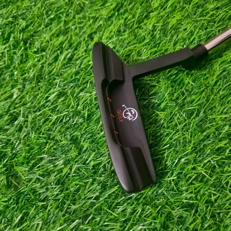 L-shaped straight bar push rod golf club for men and women with high stability and tolerance for mistakes. Beginner's golf club