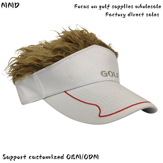 Golf winter wig baseball cap customized breathable duckbill cap golf sports equipment