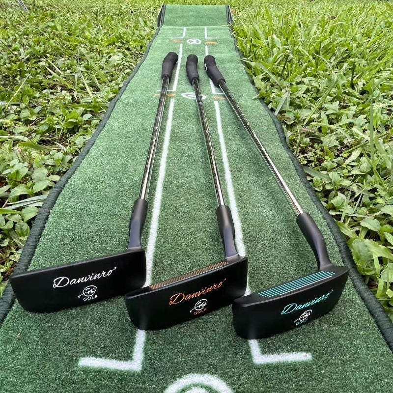 L-shaped straight bar push rod golf club for men and women with high stability and tolerance for mistakes. Beginner's golf club