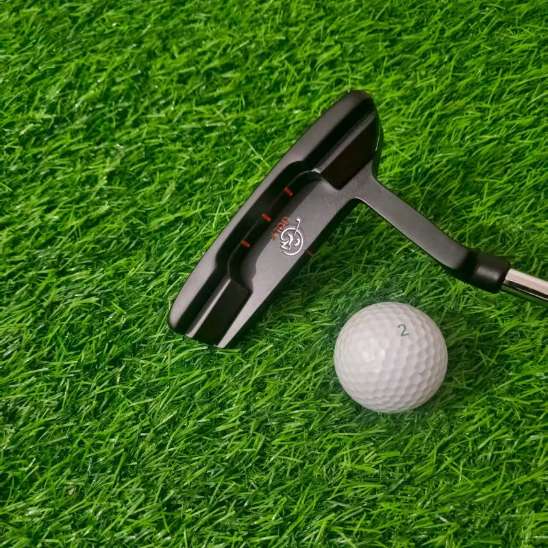 L-shaped straight bar push rod golf club for men and women with high stability and tolerance for mistakes. Beginner's golf club