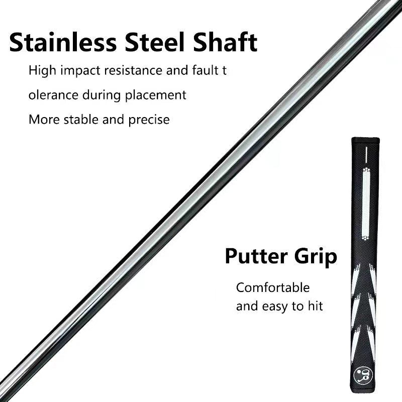 Golf Putter L Type One Word Putter Arm Lock Putter L Neck Putter Long Putter How to use Armlock Putter Men's and Women's Putters