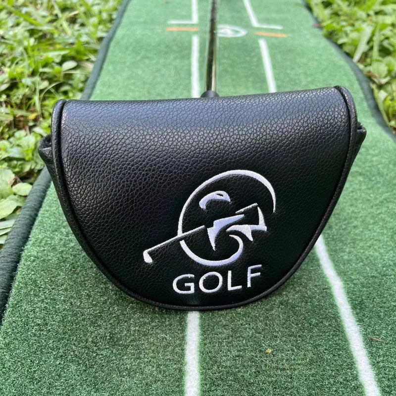 L-shaped straight bar push rod golf club for men and women with high stability and tolerance for mistakes. Beginner's golf club