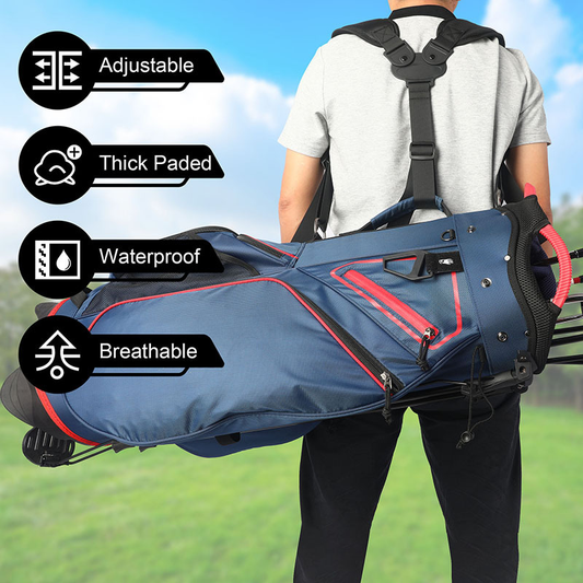 Golf bag, lightweight carrying stand bag, shoulder strap, golf bag, waterproof nylon fabric, golf sports factory wholesale