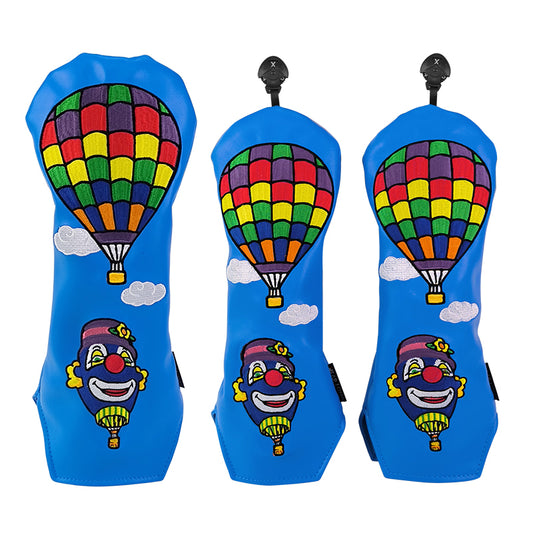 Golf waterproof wooden pole cover embroidery protective cover unisex double layer full set of wooden pole cover outdoor sports golf equipment