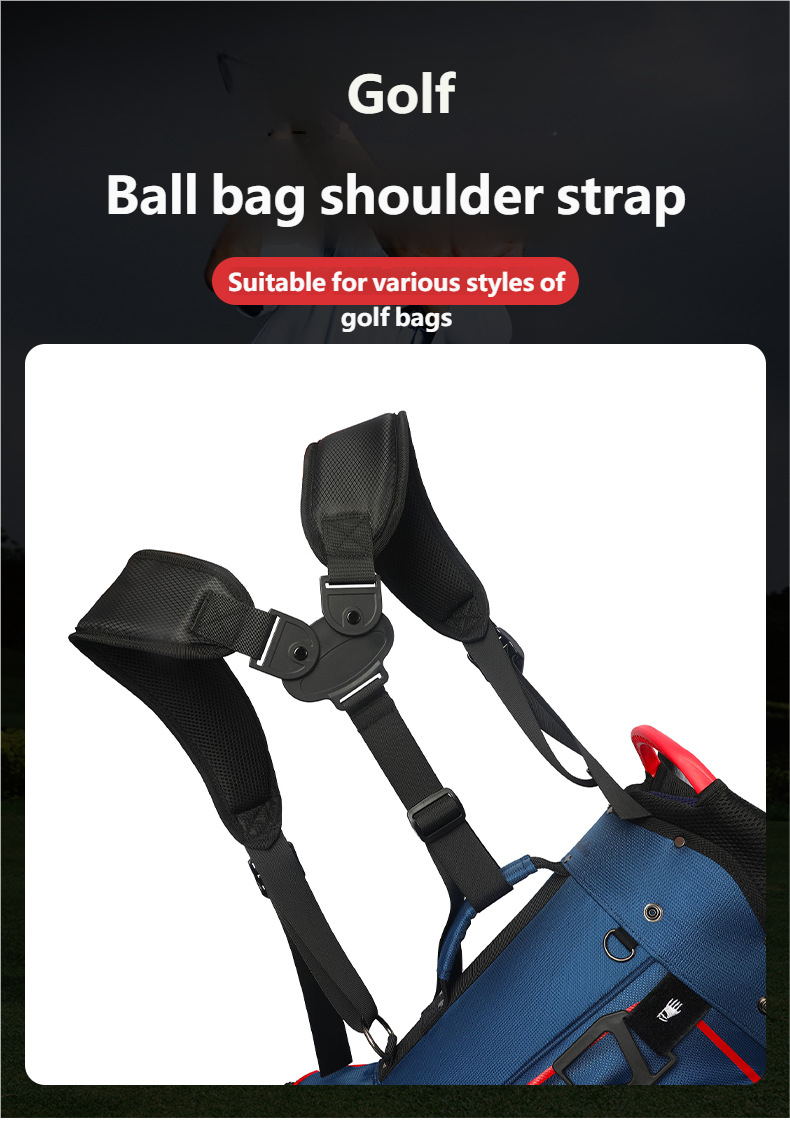 New Replaceable Outdoor Golf Bag Carrying Strap / Golf Club Shoulder Strap