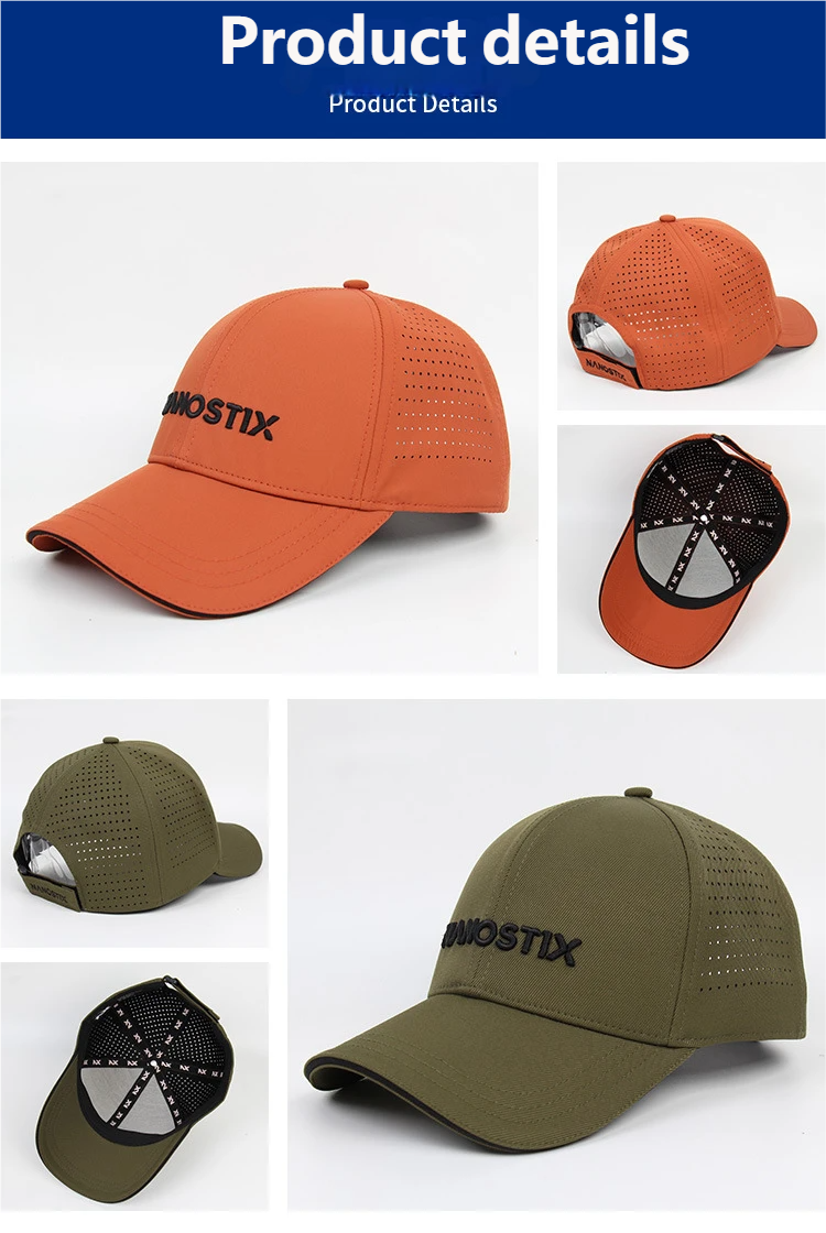 Golf baseball cap customized breathable sun protection and sun shading duckbill cap sun protection cap golf