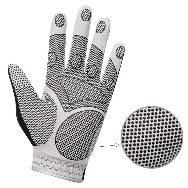 Men's Microfiber Golf Gloves - Durable, Slip-Resistant & Machine Washable