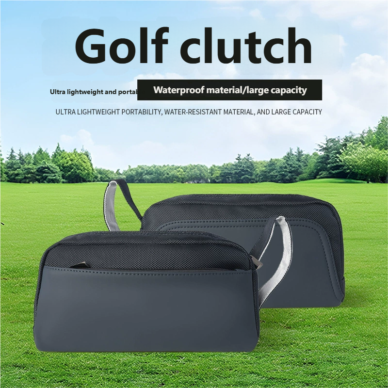 Golf Handbag for Men, Large Capacity Waterproof Wallet Organizer Clutch