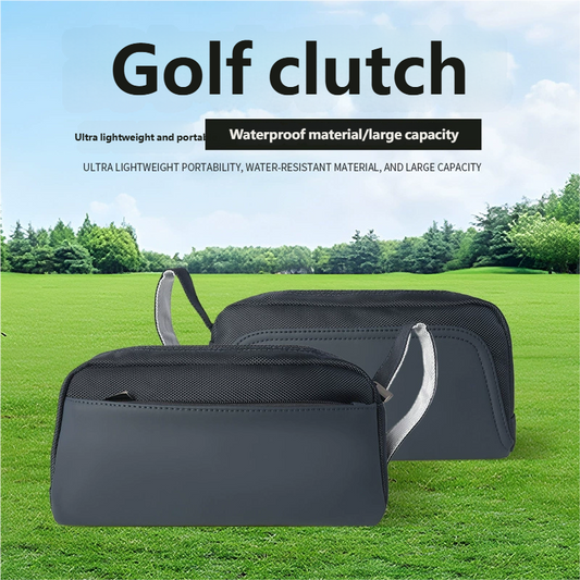 Golf Handbag for Men, Large Capacity Waterproof Wallet Organizer Clutch