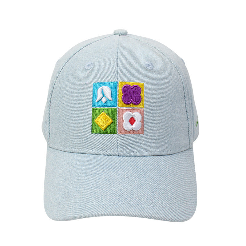 Golf baseball cap customized breathable sun protection and sun shading duckbill cap sun protection cap golf