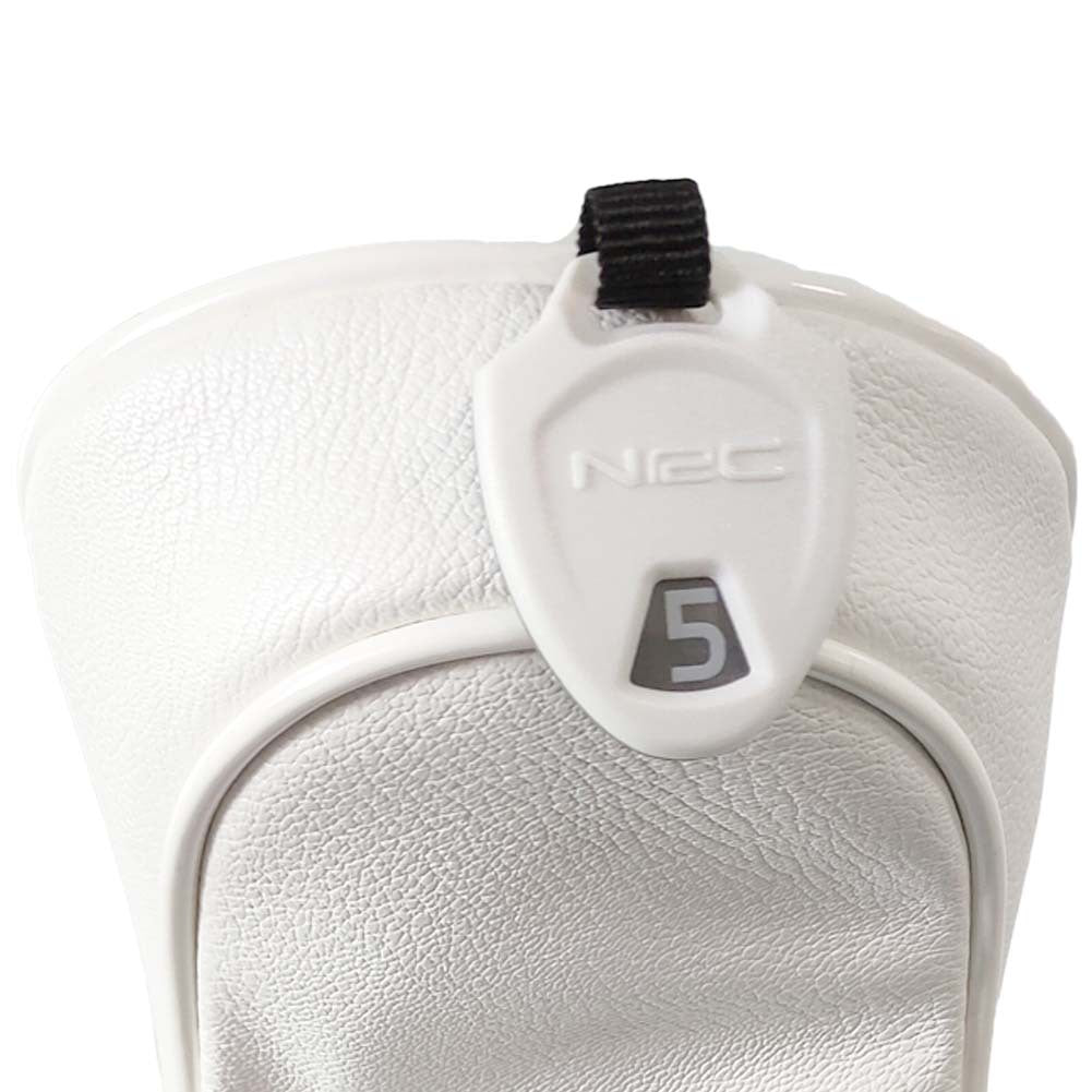 Golf club head covers vintage leather style 1 3 5 wood and fairway wood head covers classic look