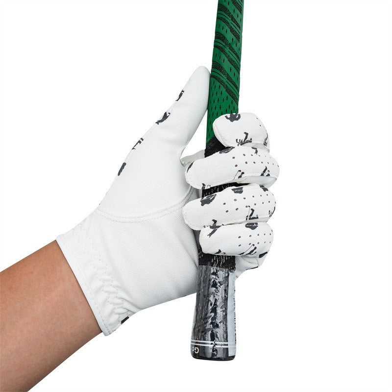 Custom Men's PU Golf Gloves - Durable, Slip-Resistant & Breathable with Printing Options
