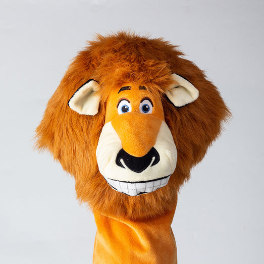Funny golf club head cover, animal plush golf club head cover