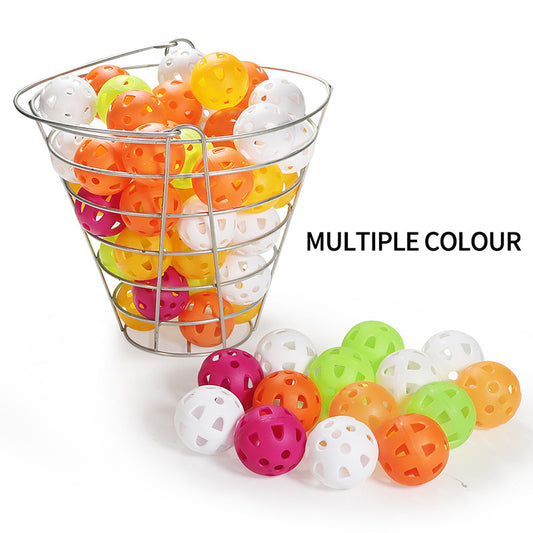 Factory Supply 42mm EVA Golf Practice Balls - Soft Perforated Wiffle Balls for Training (Ready Stock for Wholesale)