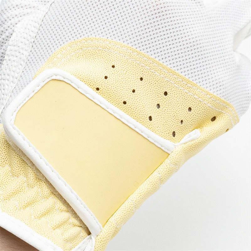 Custom Women's PU Mesh Golf Gloves - Durable & Breathable
