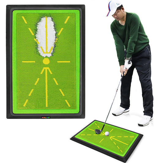 Golf Swing Practice Mat with Trajectory Tracking and Impact Recording - Original Manufacturer