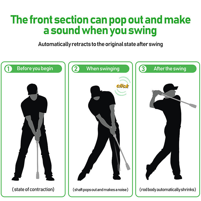 Bestseller Golf Swing Trainer - Audible Practice Stick with Foam Cover