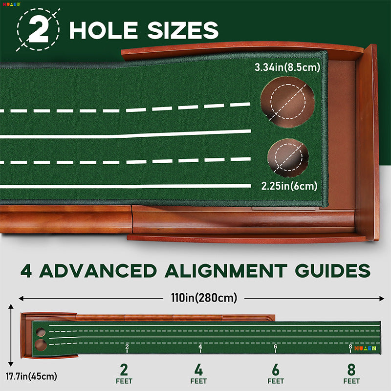 New Mini Putting Mat: Portable Indoor/Outdoor Golf Practice Green (In Stock, Manufacturer Direct)