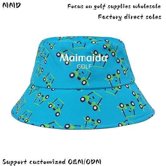 Golf casual men's and women's fashionable fisherman hats, breathable sun protection and sunshade hats, golf