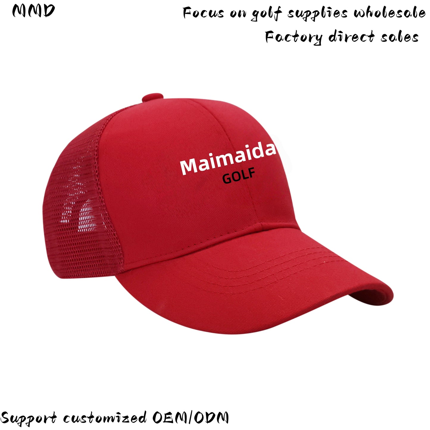 Golf net hat, tennis hat, sun protection and sun shading duckbill hat, golf sports equipment