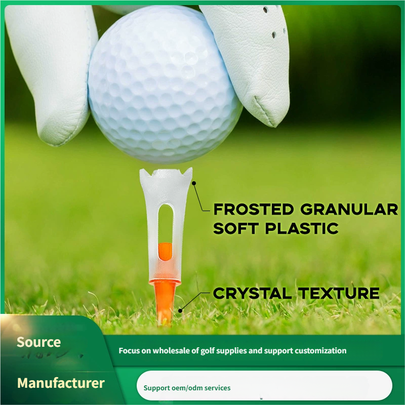 골프 리미티드 볼 컬럼, 소프트 헤드 더블 섹션 골프 플라스틱 볼 시트, 내구성 있는 볼 홀더