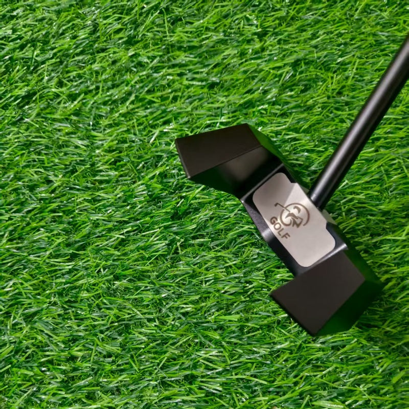 Bull Horn Putter - Facial Balance Golf Putter with Anti Slip Grip, Suitable for Any Player, Provides Maximum Stability and Accuracy on Fast Green, Fault Tolerant Design and Aim Assist, Perfect for Long Push and Curved Push