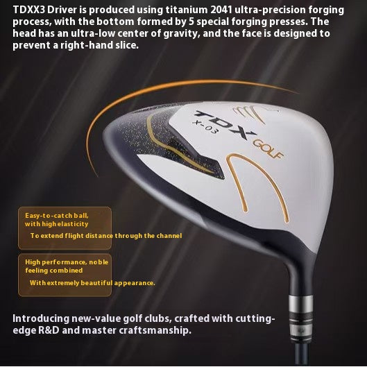 Golf Club Set Sports Trend Complete Clubs Men Women Carbon Full Set Mid to High Grade Genuine