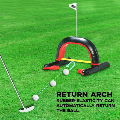 Golf Putting Rug Arch Training Kit - Indoor/Outdoor Putting Practice Mat & Golf Equipment Wholesale