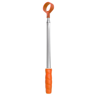 Golf Ball Retriever, White Cage with Blue-Yellow Grip (Factory Direct)