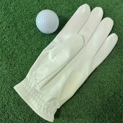 Golf gloves, made of both men's and women's sheepskin, are non slip, wear-resistant, comfortable, breathable, sweat absorbing. Golf gloves are customized with