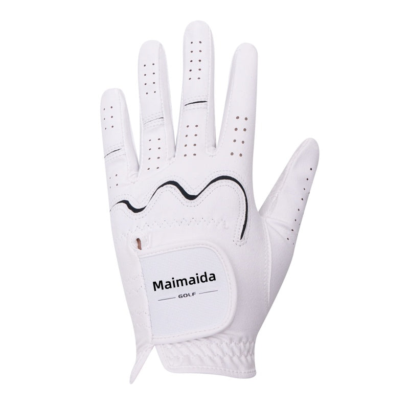 Golf gloves, made of both men's and women's sheepskin, are non slip, wear-resistant, comfortable, breathable, sweat absorbing. Golf gloves are customized with