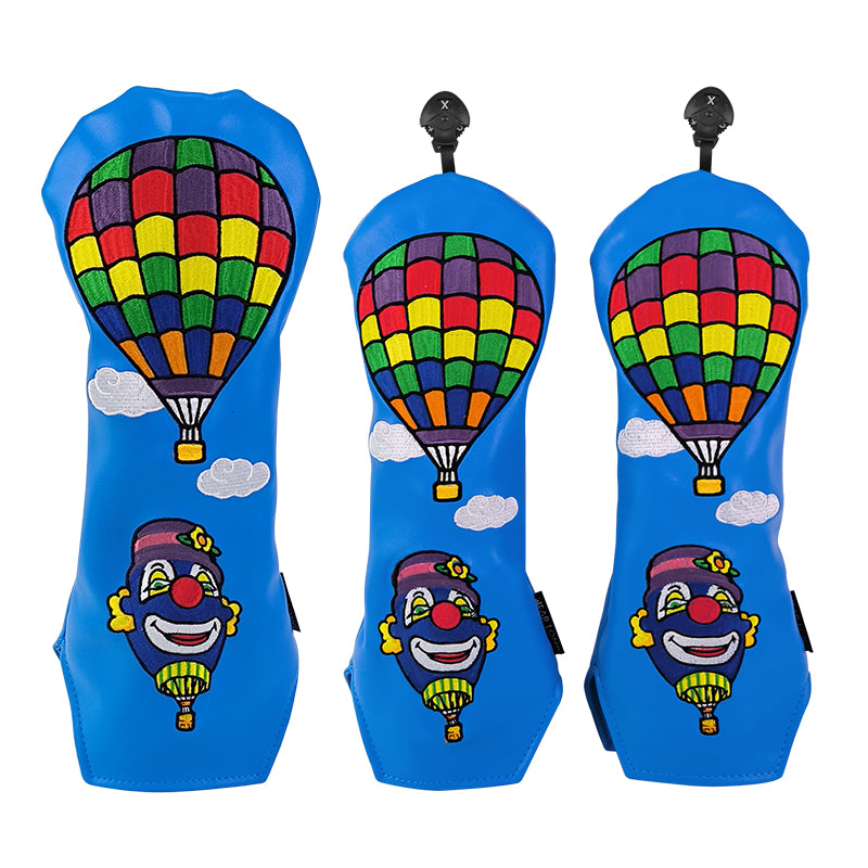 Golf waterproof wooden pole cover embroidery protective cover unisex double layer full set of wooden pole cover outdoor sports golf equipment