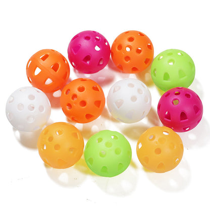 Factory Supply 42mm EVA Golf Practice Balls - Soft Perforated Wiffle Balls for Training (Ready Stock for Wholesale)